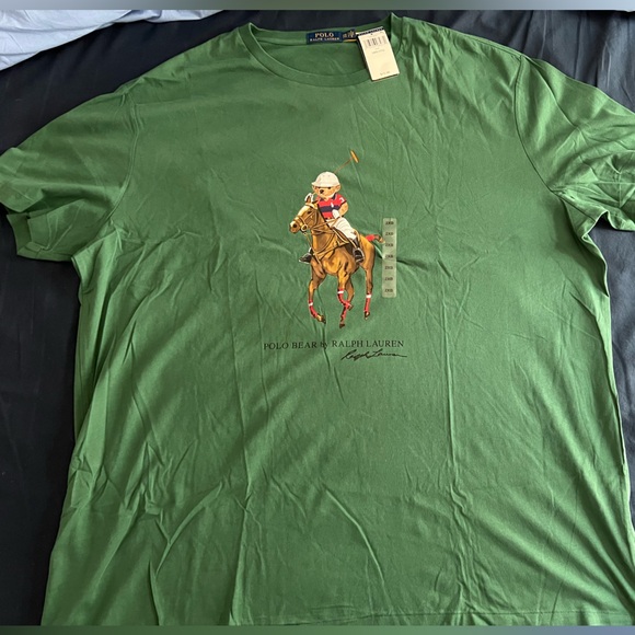 Polo Ralph Lauren Other - Polo by Ralph Lauren Mens Polo Bear short sleeve tee. New with tags, green, 2XB